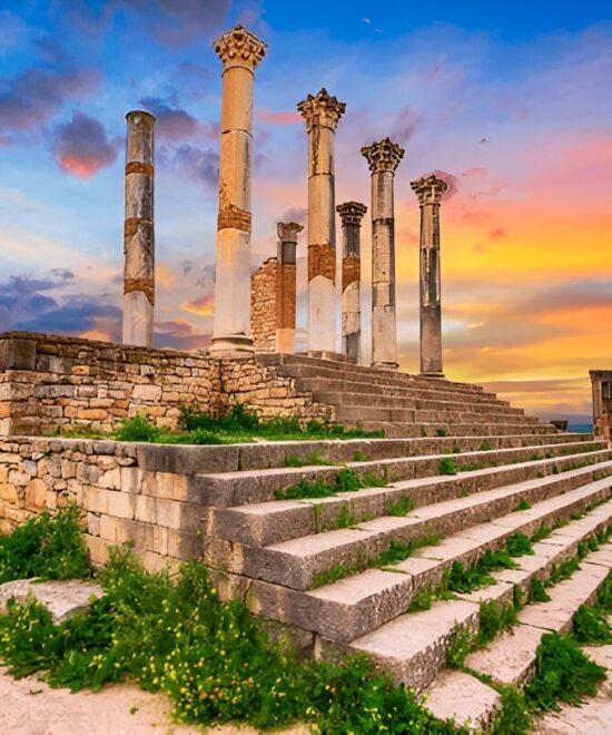Fès: Excursion Volubilis et Moulay Idriss depuis Fès