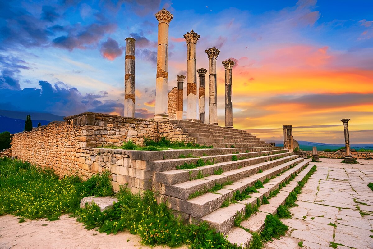 Fès: Excursion Volubilis et Moulay Idriss depuis Fès