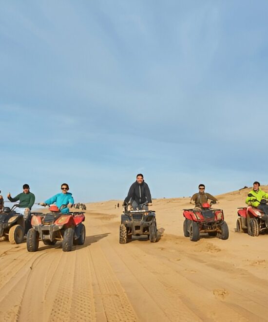Quad Essaouira : Demi-journée sur la plage et les grandes dunes